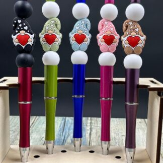 Gnome Silicone Bead Pens