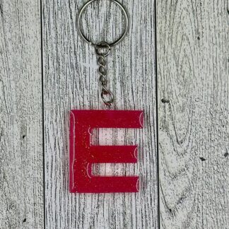 Resin Letter Keychains