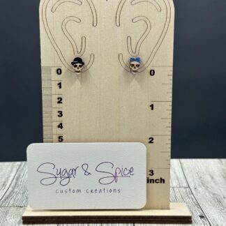 Skeleton Couple Studs