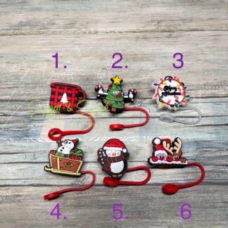 Christmas Straw Toppers