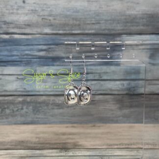Silver Western Themed Earrings