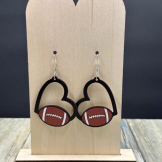 Wooden Sports Earrings