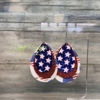 Americana Teardrop Earrings