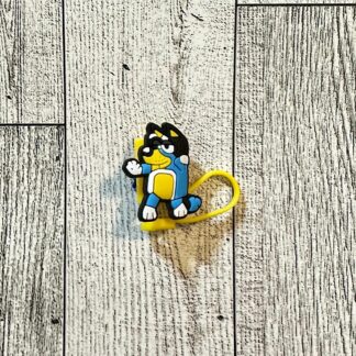 Blue Heeler Character Straw Toppers
