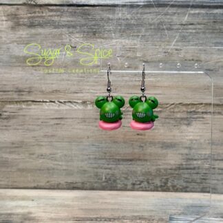 Resin Frog Earrings
