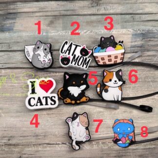 Various Cat Straw Toppers