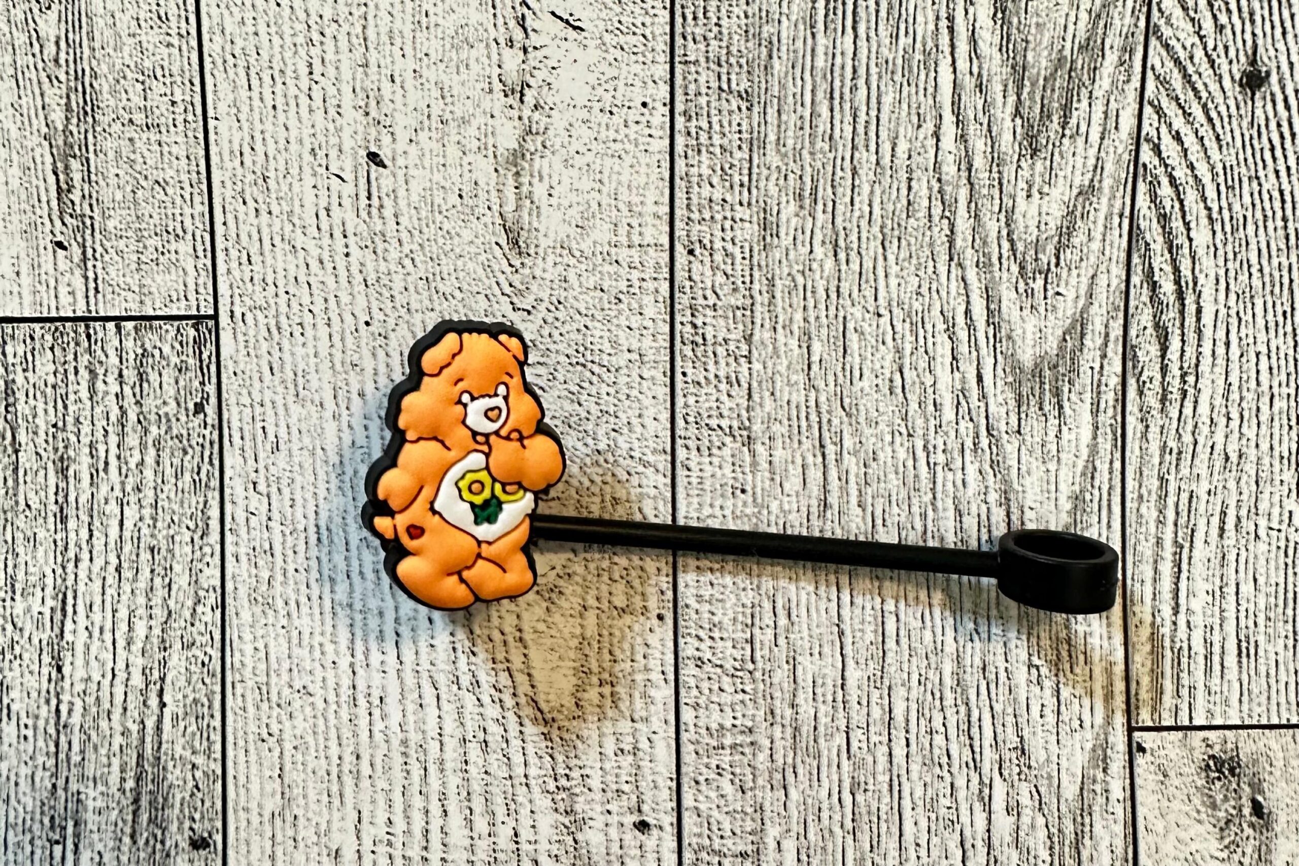 More Colorful, Cuddly, Unique Belly Badge Bear Straw Toppers 3 - Image 3