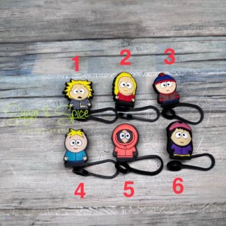 S P Cartoon Straw Toppers