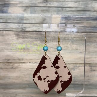Wooden Variety Western Earrings