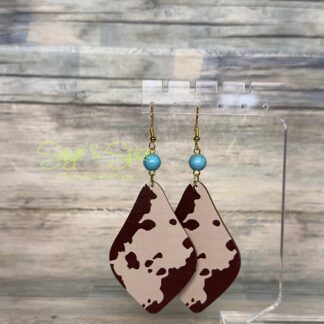 Wooden Variety Western Earrings