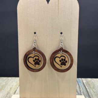 Puppy Paw Print Earrings