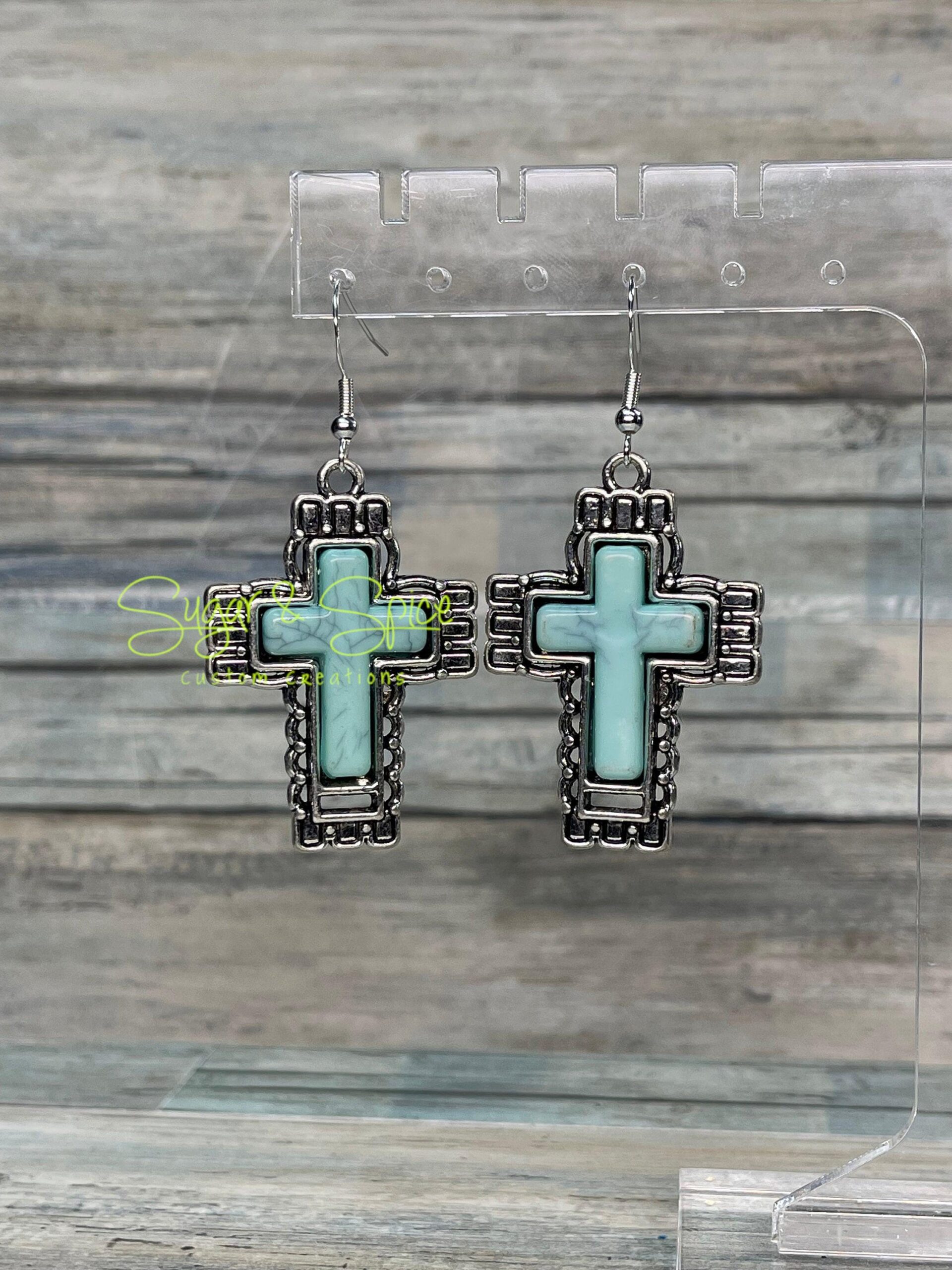 Various Turquoise and Western Dangle Earrings - Image 5