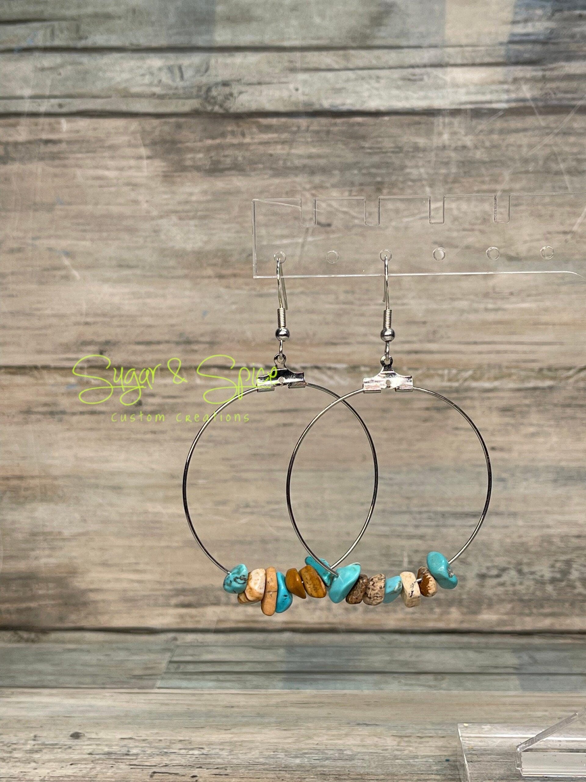 Various Turquoise and Western Dangle Earrings - Image 10