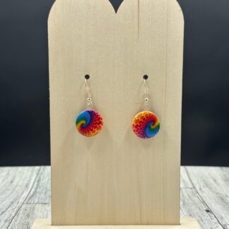 Rainbow Swirl Earrings