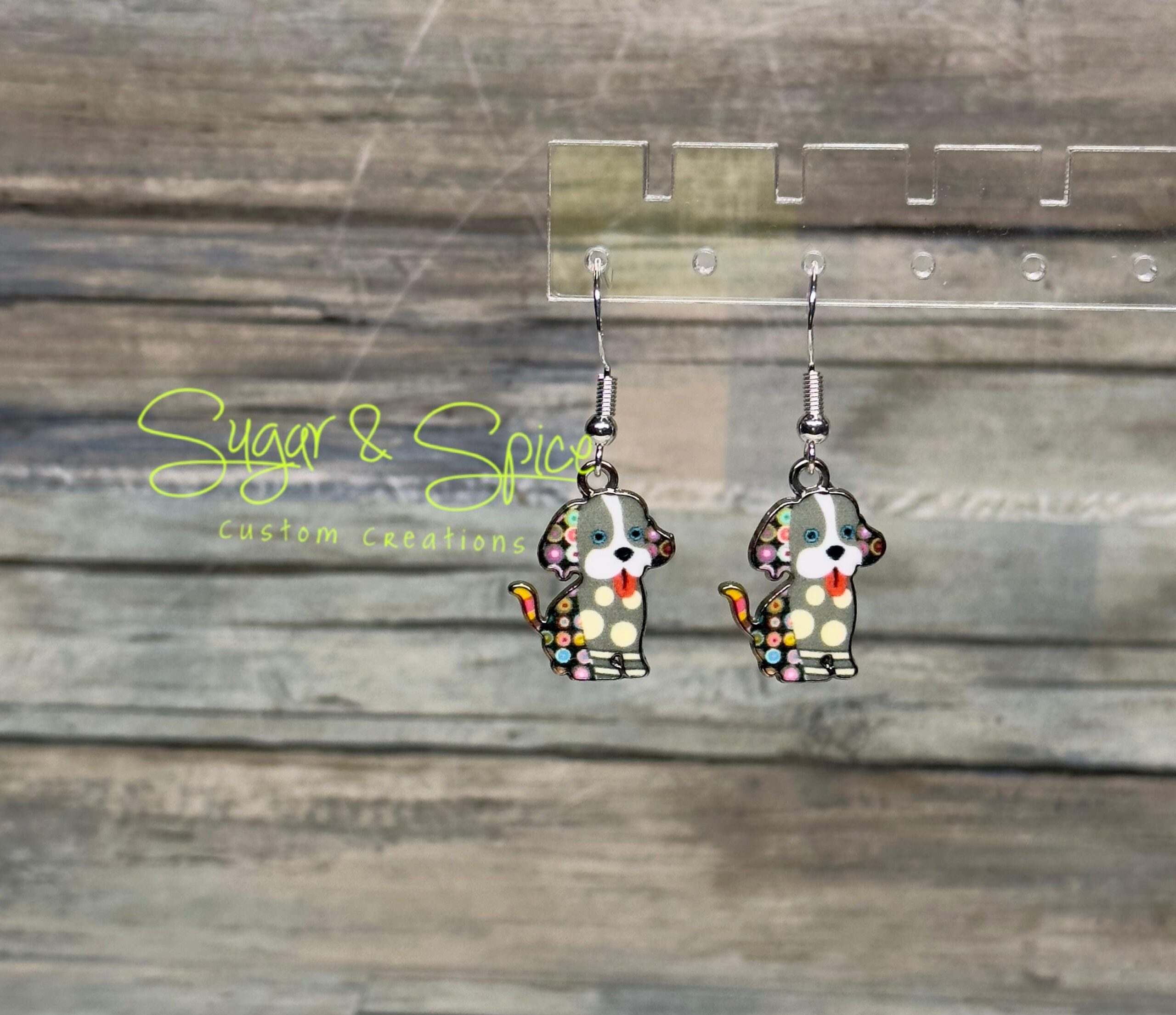 Small Puppy Earrings - Image 4