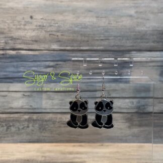 Panda Earrings