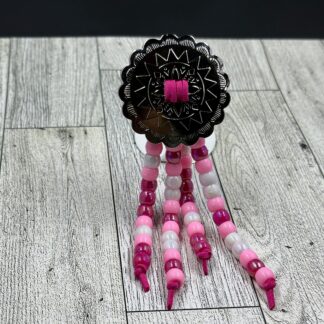 Pink Concho Keychain