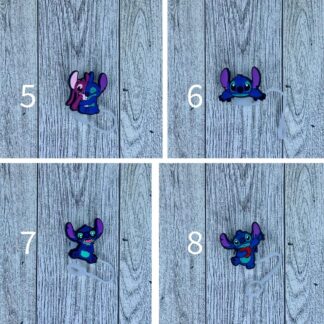 Blue Dog Straw Toppers Set 3