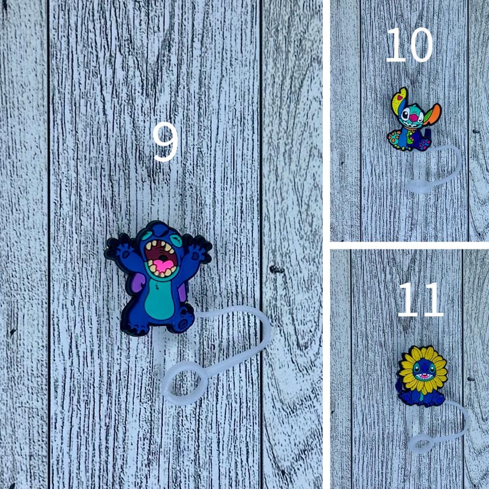 Blue Dog Straw Toppers Set 3 - Image 2