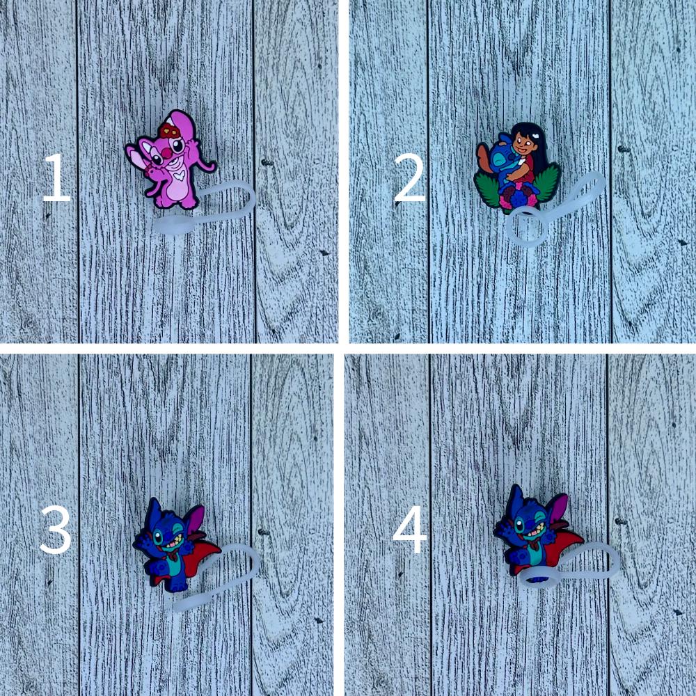 Blue Dog Straw Toppers Set 3 - Image 3