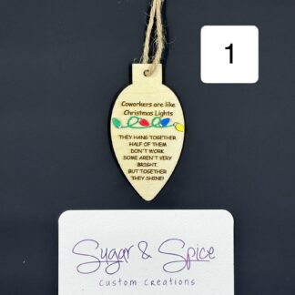Co-Worker Christmas Ornament