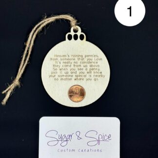 Raining Pennies-Ornament