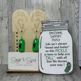 Support Pickle Earrings
