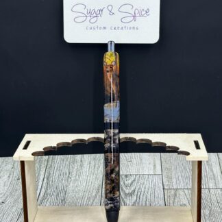 Camo/Deer Fabric Wrapped Resin Pen