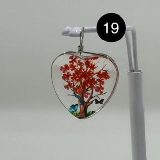 Pressed Dried Flower Charm Necklaces Set 2