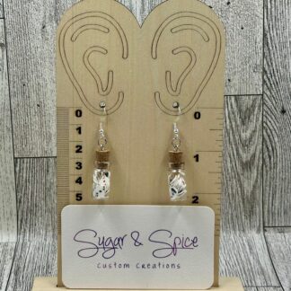 Bottle of Cards Earrings