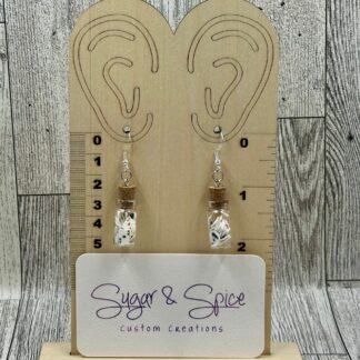 Bottle of Cards Earrings
