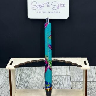 Sea Turtle Fabric Wrapped Resin Pen