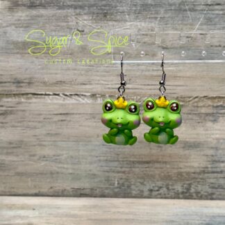 Resin Frog Earrings