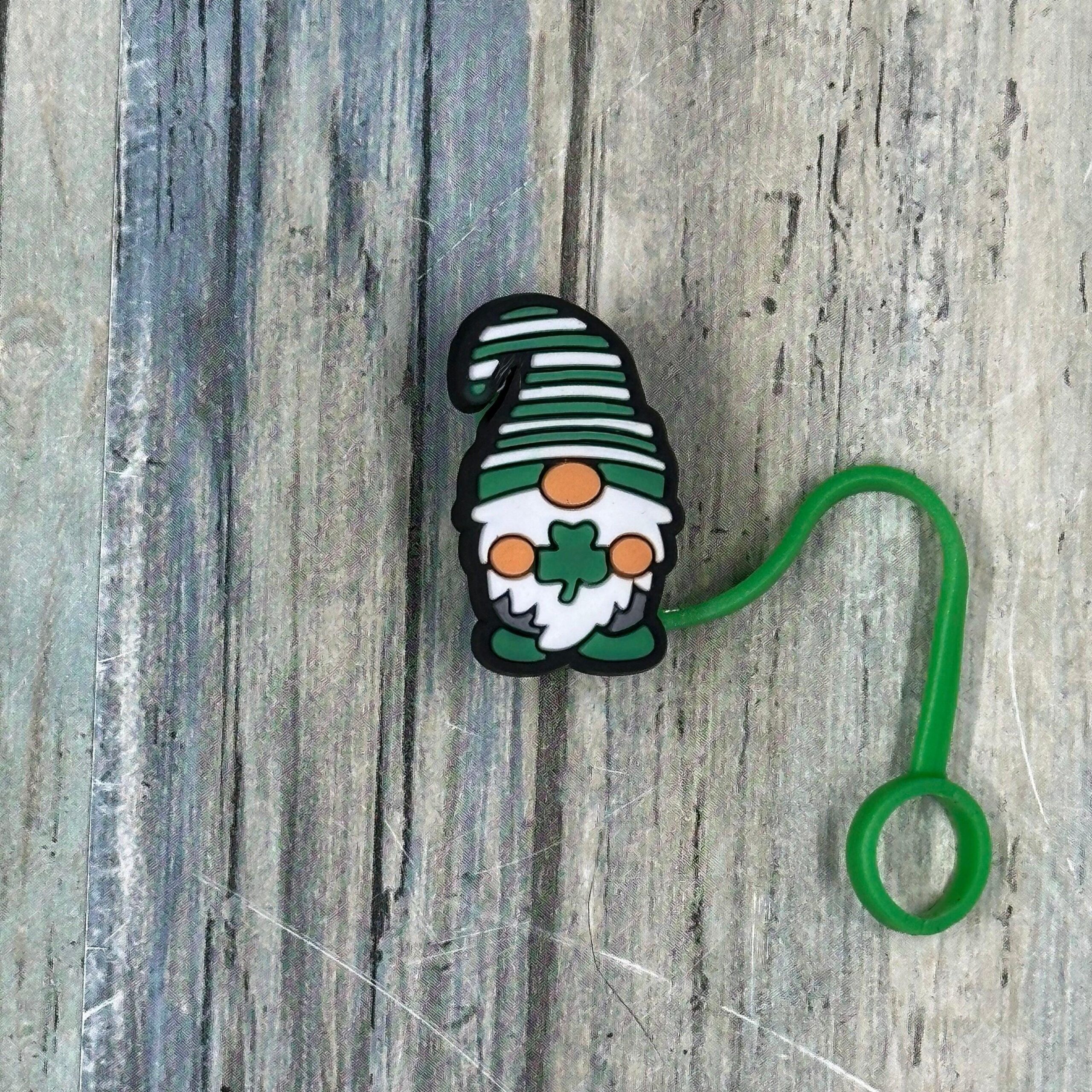 St. Patrick’s Day Gnome and Themed Straw Toppers - Image 2
