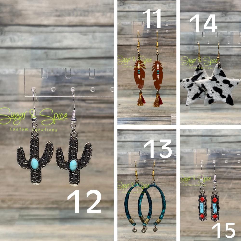 Various Western Earrings - Image 2