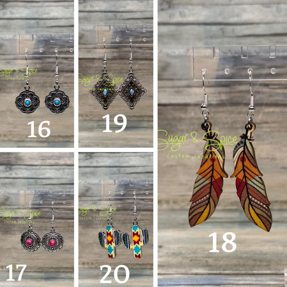 Various Western Earrings - Image 3