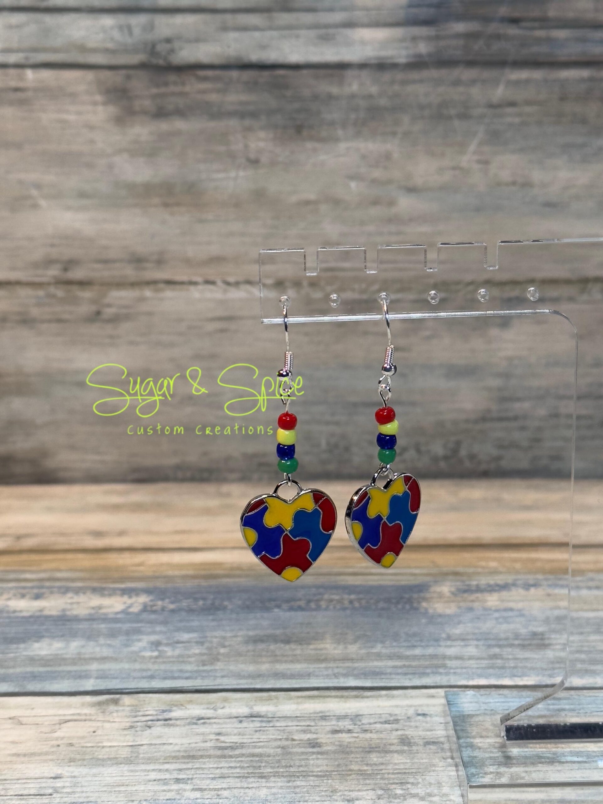 Autism Charm Earrings - Image 6
