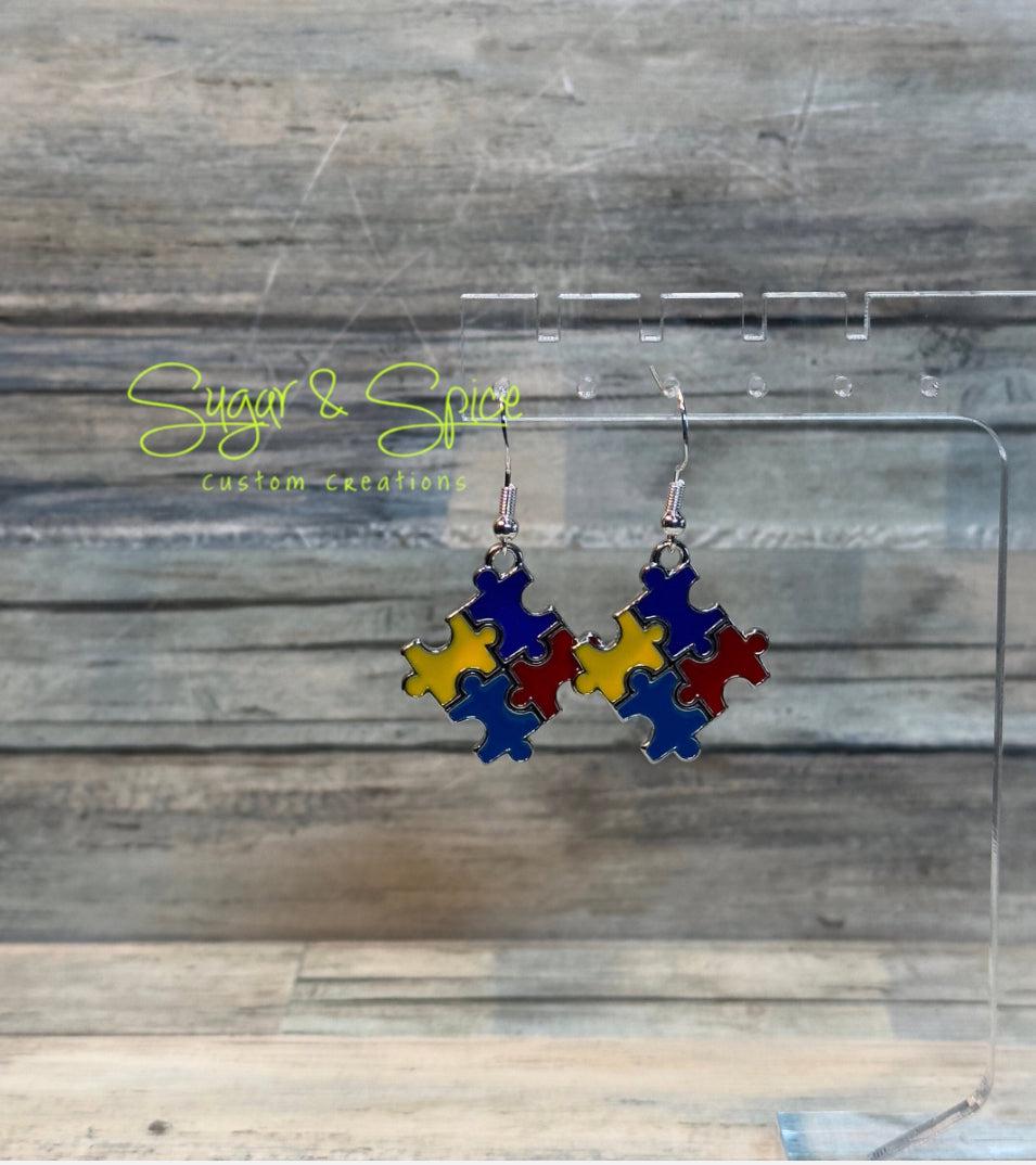Autism Charm Earrings - Image 4