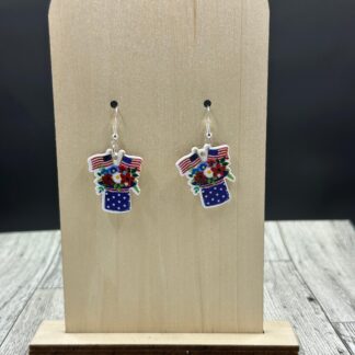 Independence Day Acrylic Earrings