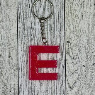 Resin Letter Keychains