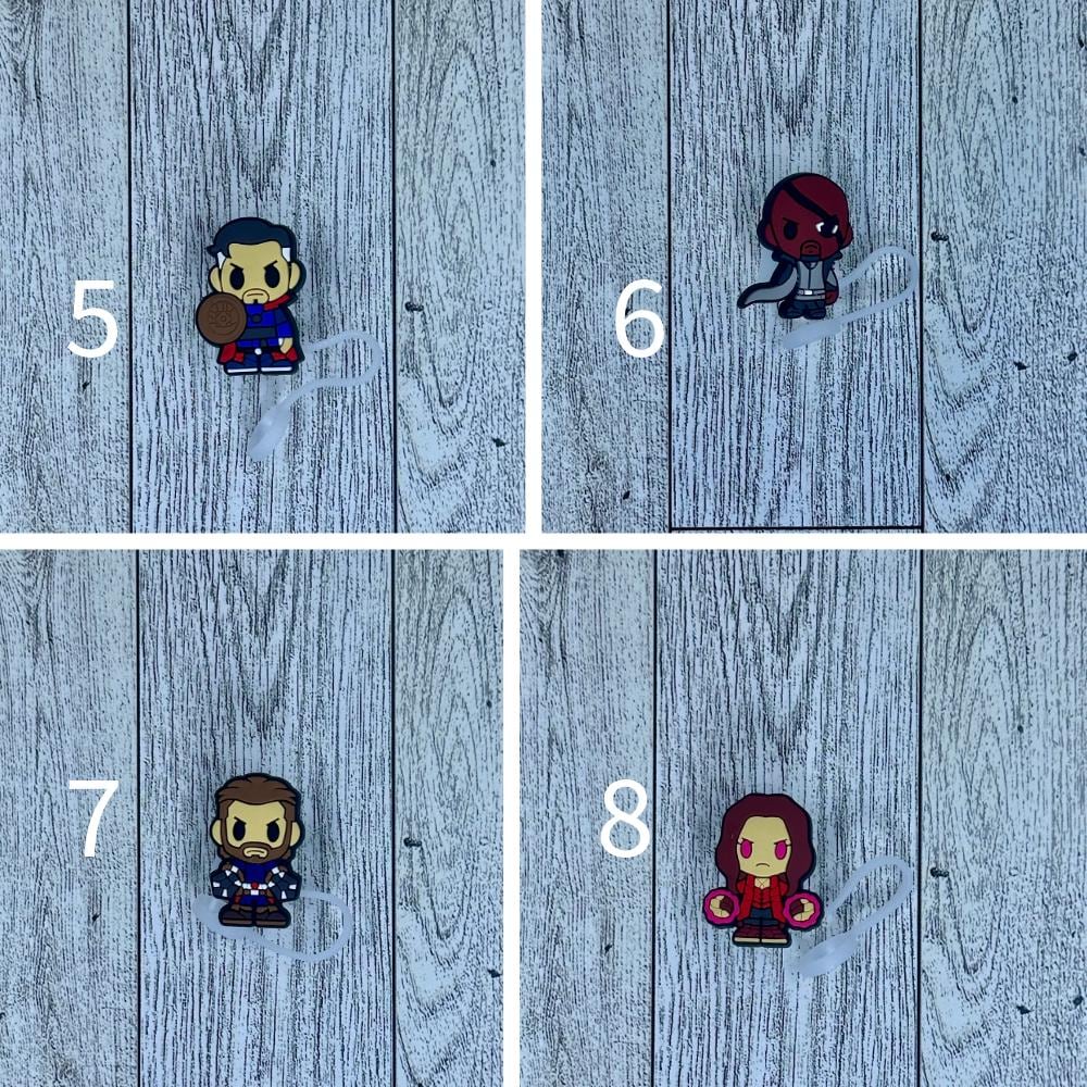 Marvel Inspired Straw Toppers - Image 2