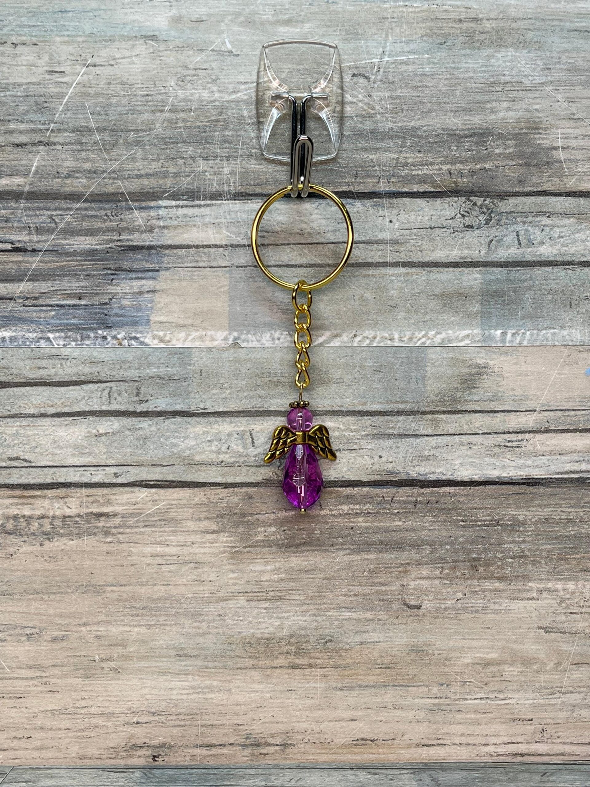 Gold Winged Angel Keychains - Image 3