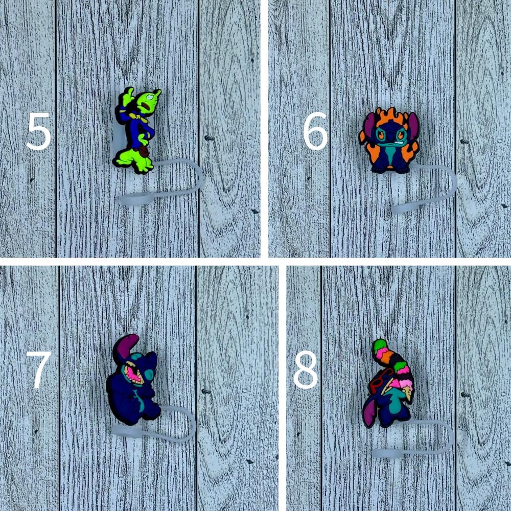 Blue Dog Straw Toppers Set 2 - Image 2