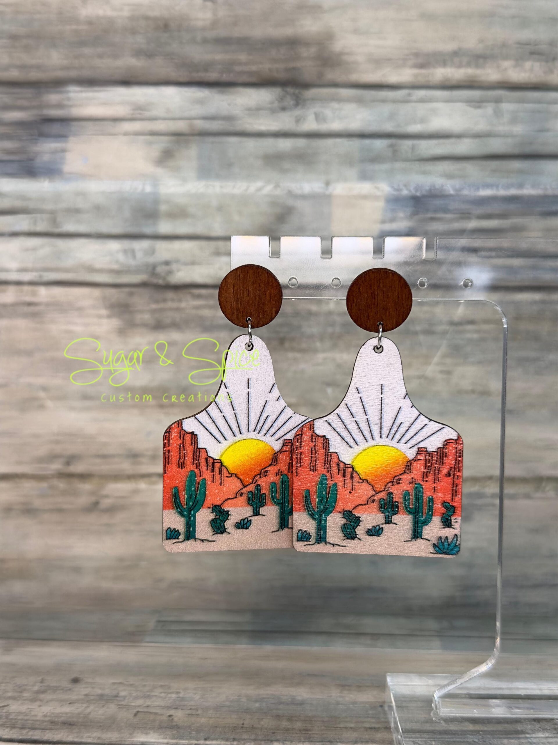 Pushback Western Earrings - Image 3