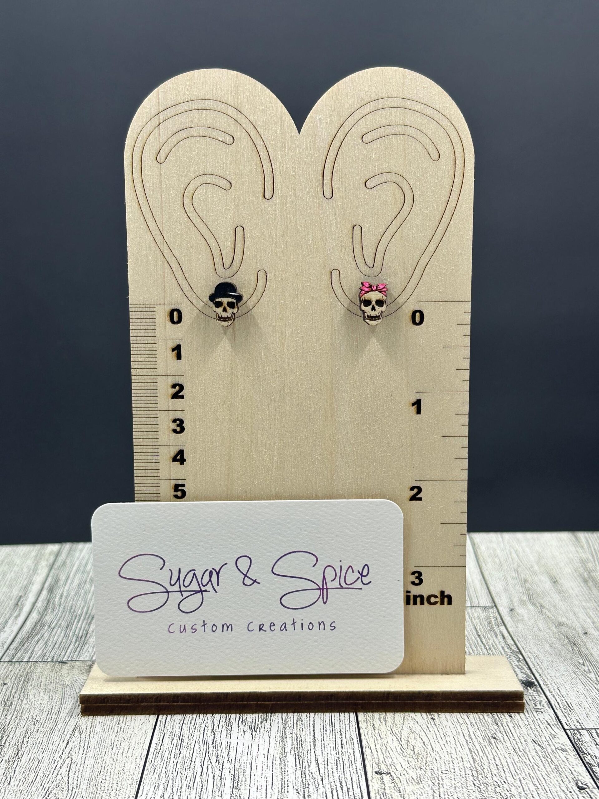 Skeleton Couple Studs - Image 3