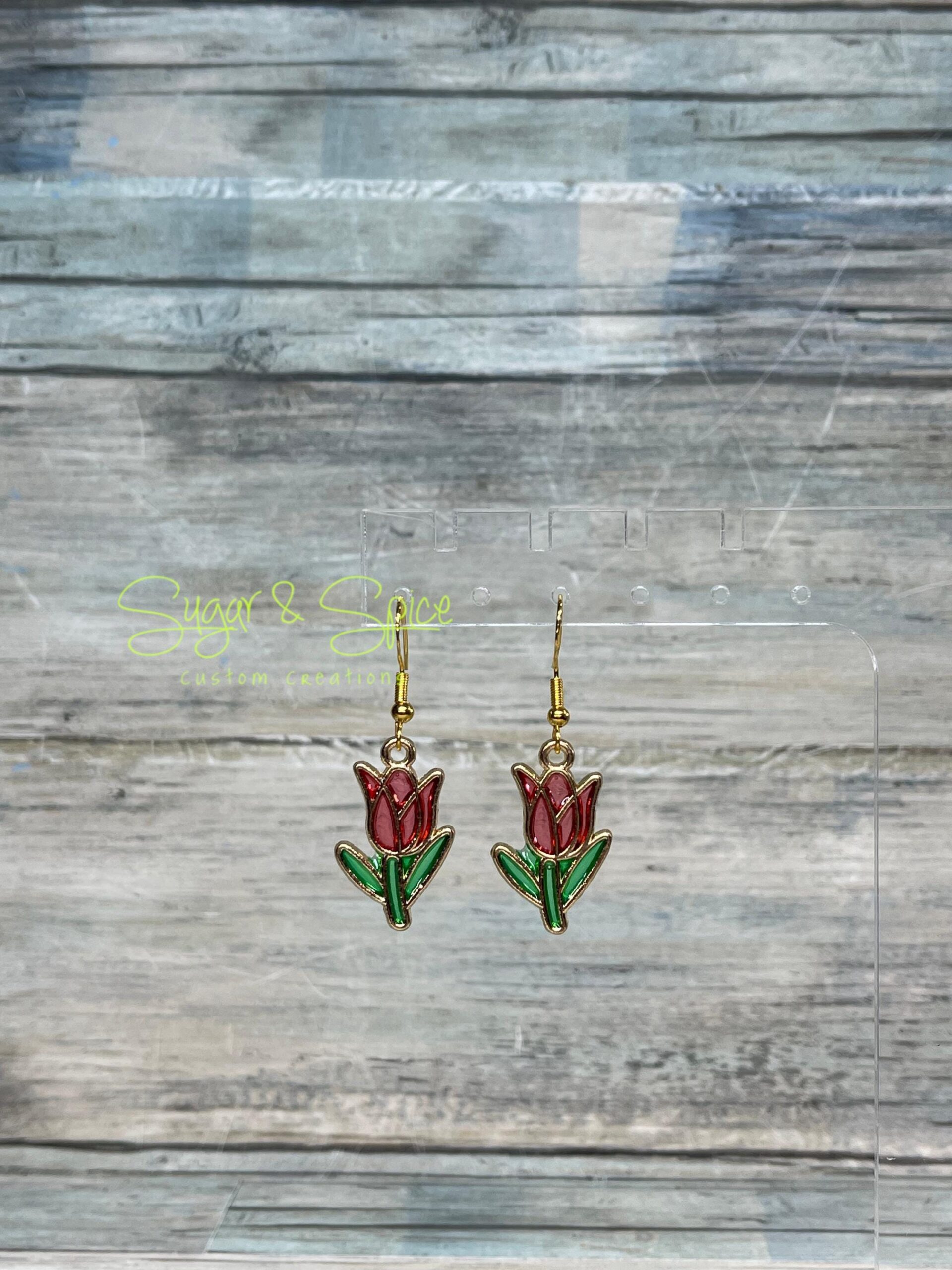 Small Flower Earrings - Image 4