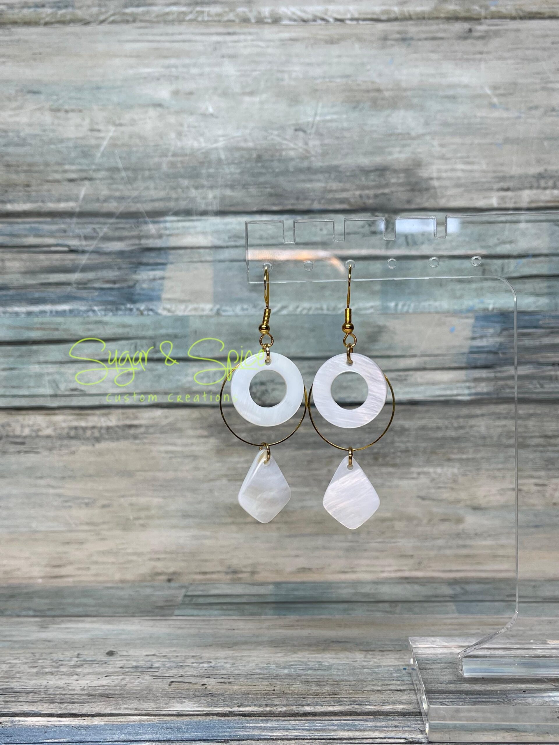 Geometric Shape Earrings - Image 2