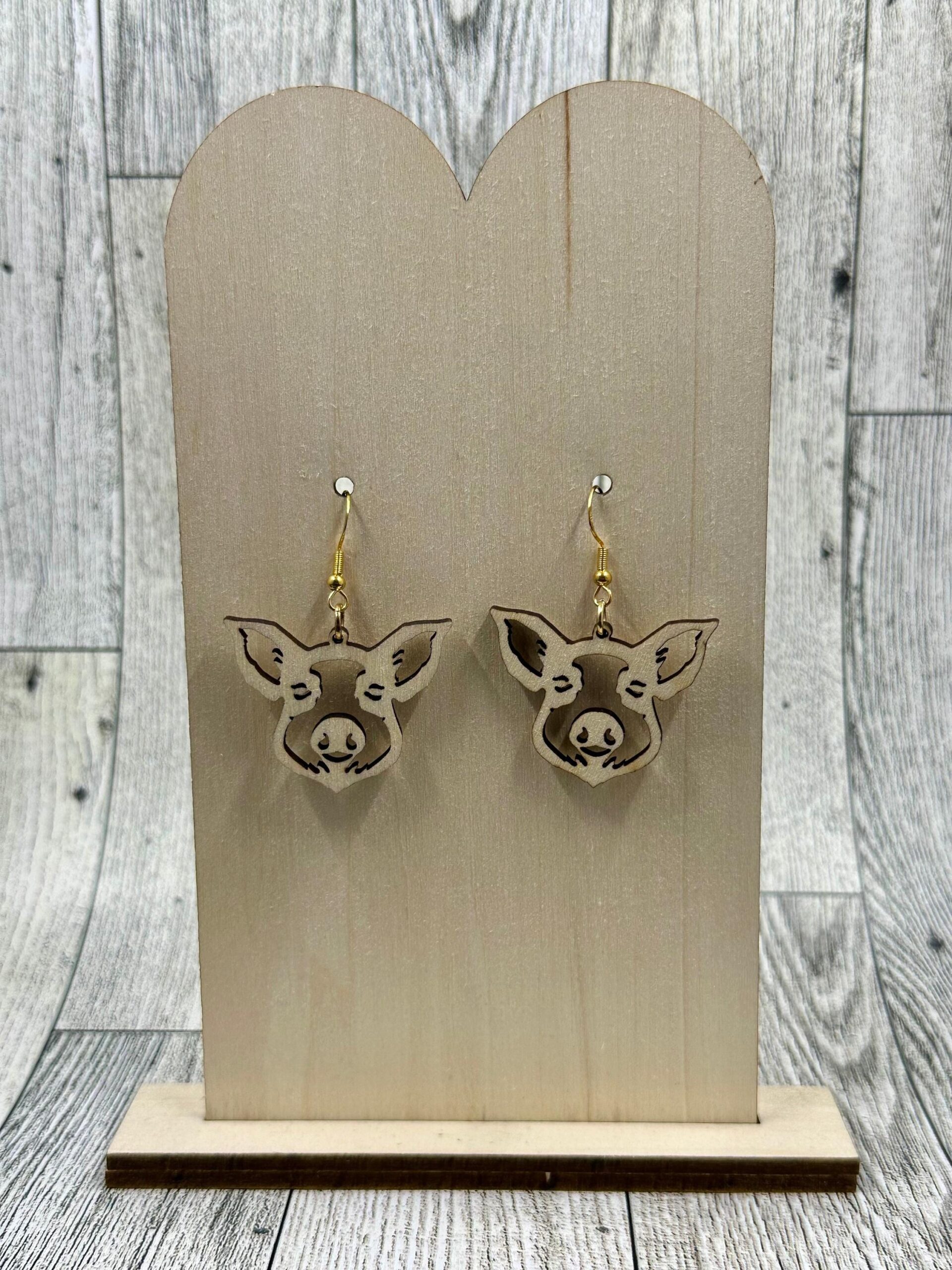Basswood Cut Raccoons, Horses, Pigs and Owls - Image 5