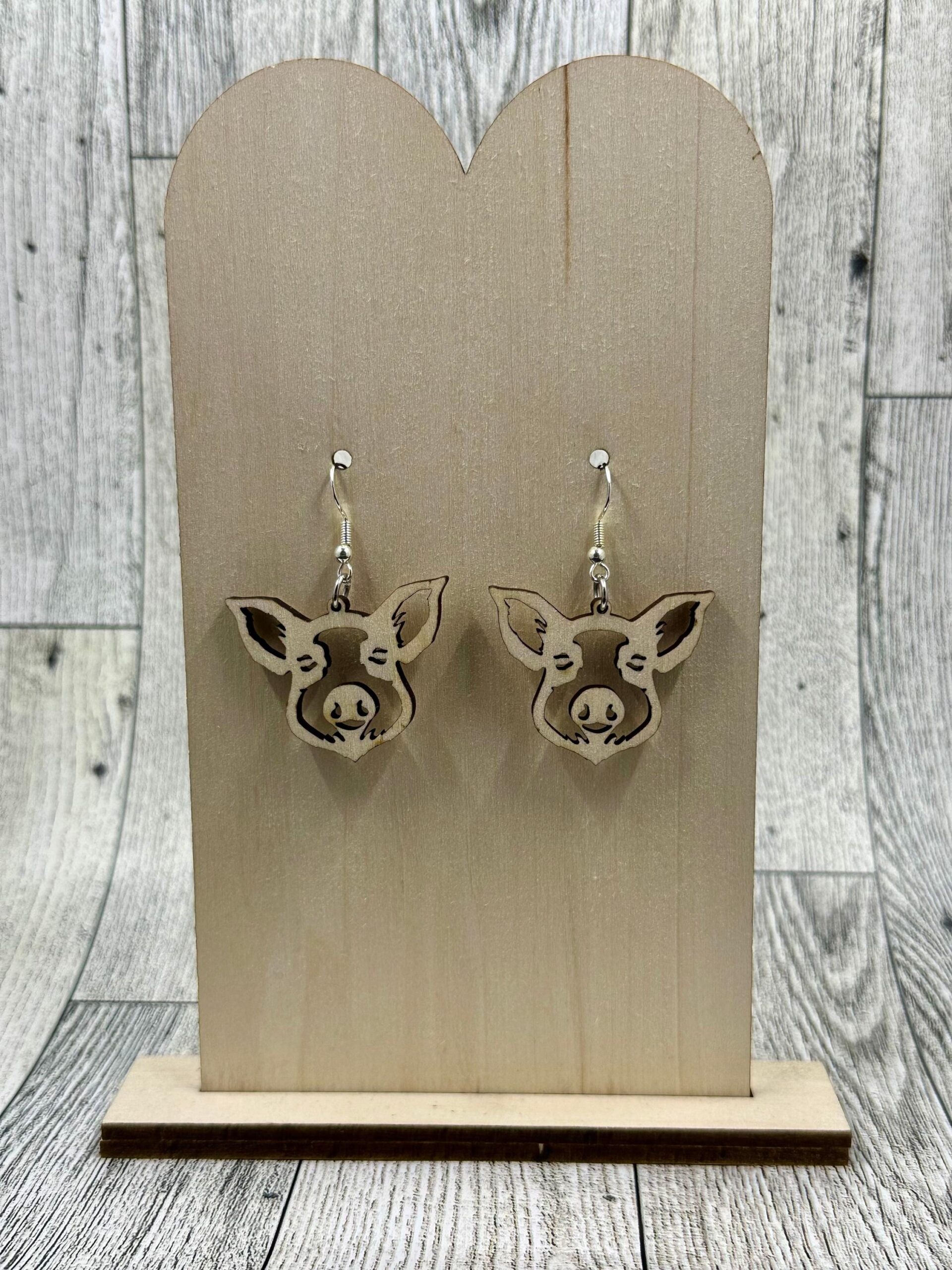 Basswood Cut Raccoons, Horses, Pigs and Owls - Image 6