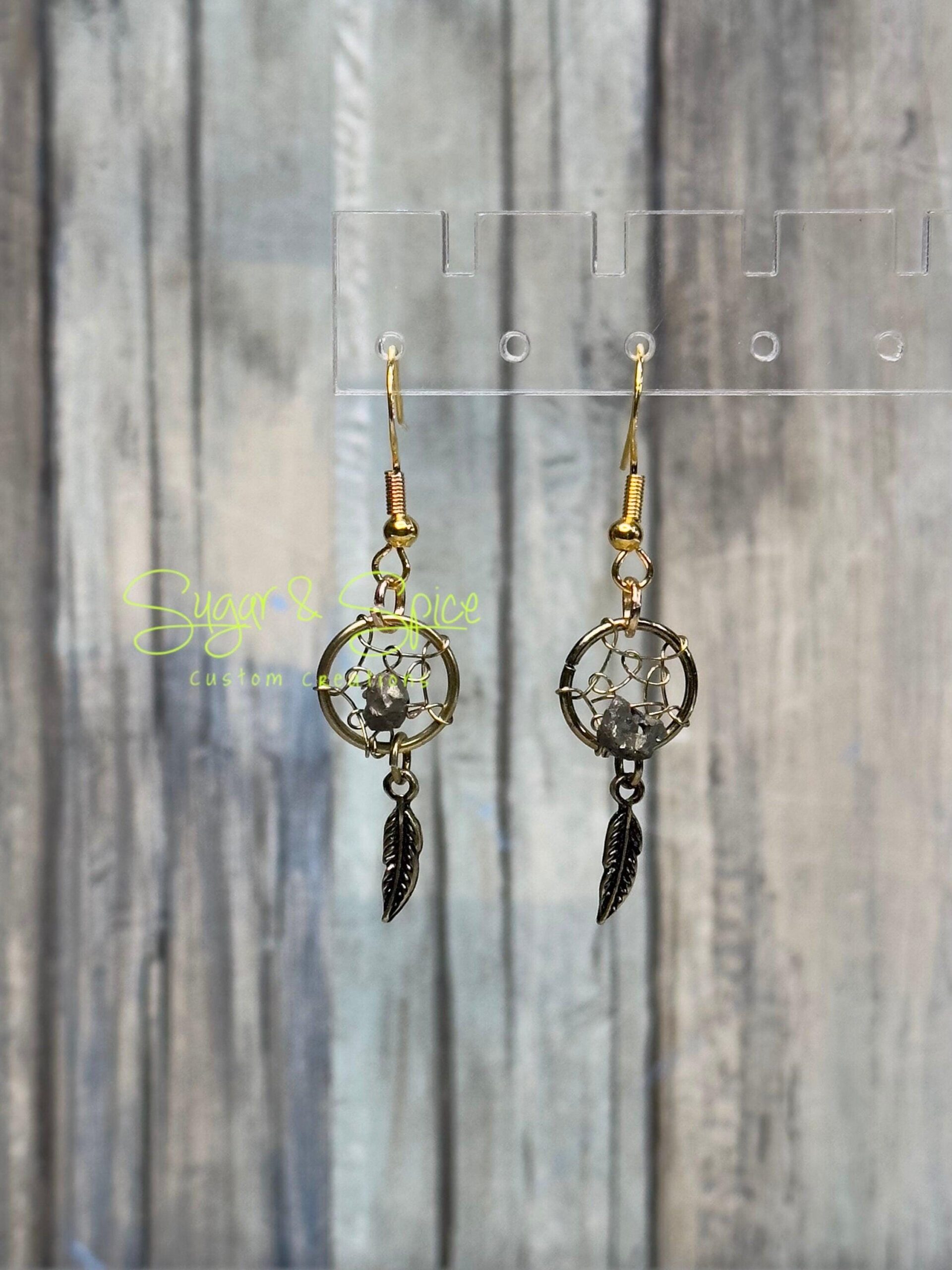 Mini Dreamcatcher Earrings - Image 2